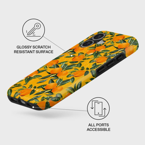 Burga Husa Dual Layer Magsafe Orange Lemonade iPhone 17 [2]