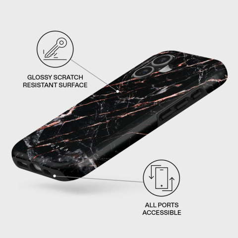 Burga Husa Dual Layer Magsafe Rose Gold Marble iPhone 17 [1]