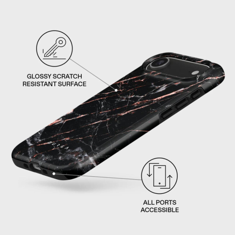 Burga Husa Dual Layer Magsafe Rose Gold Marble iPhone Air [1]
