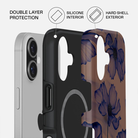 Laptop, Tablete & Telefoane - Burga Husa Dual Layer Magsafe Velvet Night iPhone 17