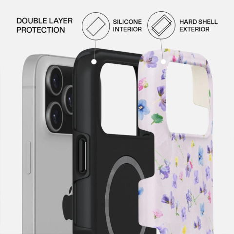 Laptop, Tablete & Telefoane - Burga Husa Dual Layer Magsafe Wildflower iPhone 17 Pro Max