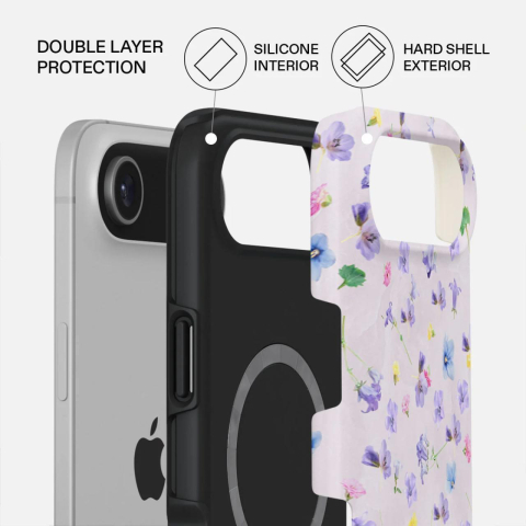 Laptop, Tablete & Telefoane - Burga Husa Dual Layer Magsafe Wildflower iPhone Air