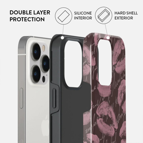Laptop, Tablete & Telefoane - Burga Husa Dual Layer Melodrama iPhone 14 Pro