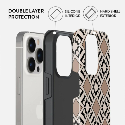 Burga Husa Dual Layer Monogram iPhone 14 Pro [1]