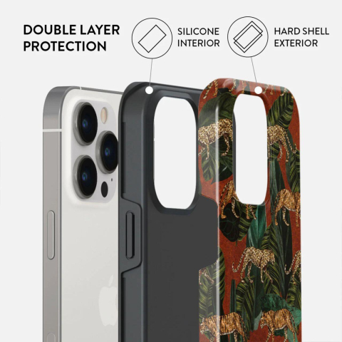 Laptop, Tablete & Telefoane - Burga Husa Dual Layer Morning Commute iPhone 15 Pro