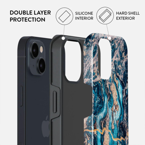 Laptop, Tablete & Telefoane - Burga Husa Dual Layer Mystic River iPhone 15