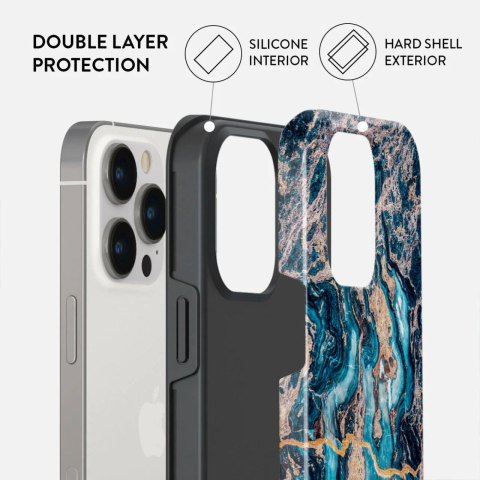 Laptop, Tablete & Telefoane - Burga Husa Dual Layer Mystic River iPhone 15 Pro Max