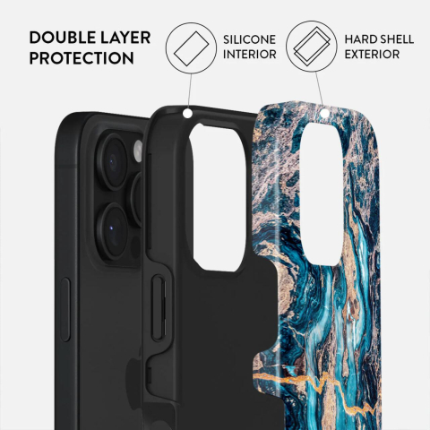 Laptop, Tablete & Telefoane - Burga Husa Dual Layer Mystic River iPhone 16 Pro