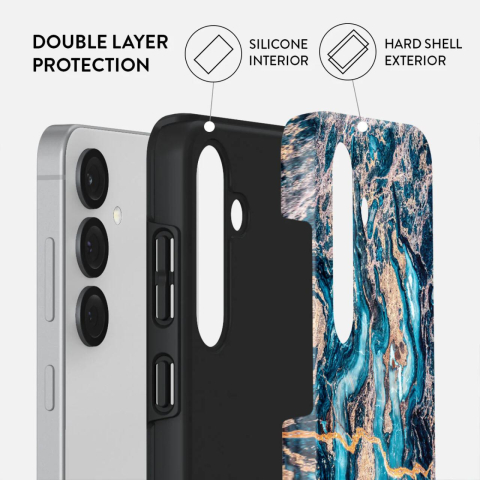 Laptop, Tablete & Telefoane - Burga Husa Dual Layer Mystic River Samsung Galaxy S25