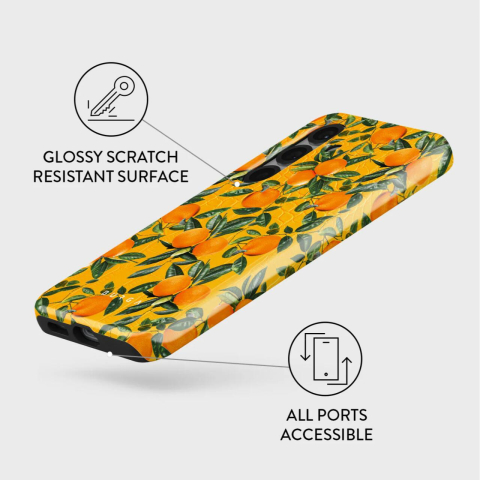 Burga Husa Dual Layer Orange Lemonade Samsung Galaxy S25 [1]
