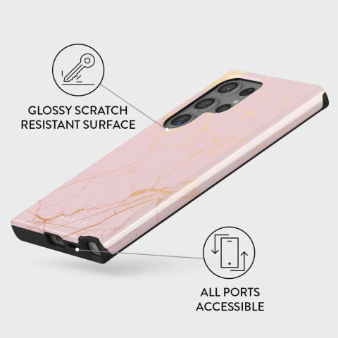 Burga Husa Dual Layer Peachy Gold Samsung Galaxy S24 Ultra [1]