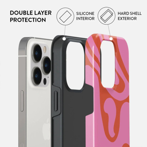 Laptop, Tablete & Telefoane - Burga Husa Dual Layer Ride the Wave iPhone 15 Pro