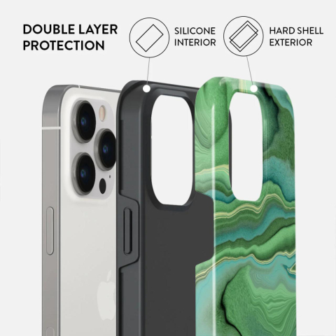 Laptop, Tablete & Telefoane - Burga Husa Dual Layer Rock On iPhone 14 Pro