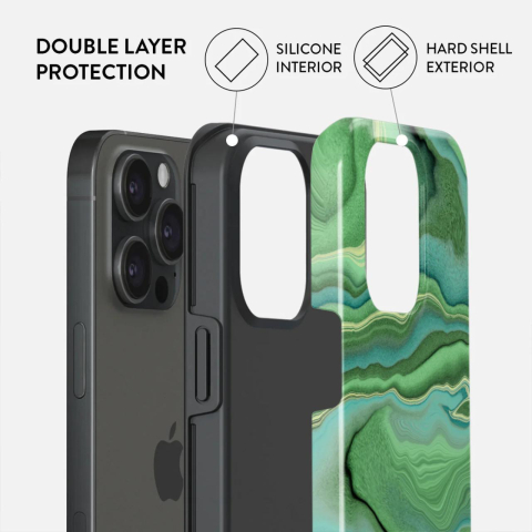Laptop, Tablete & Telefoane - Burga Husa Dual Layer Rock On iPhone 15 Pro Max