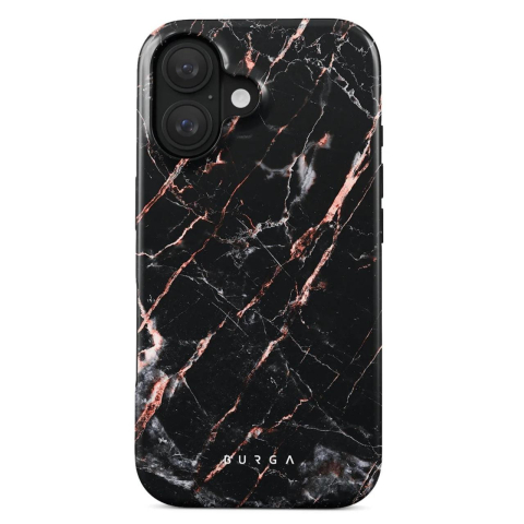 Burga Husa Dual Layer Rose Gold Marble iPhone 16 [5]