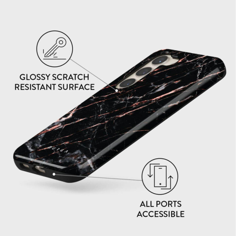 Burga Husa Dual Layer Rose Gold Marble Samsung Galaxy S23 [1]
