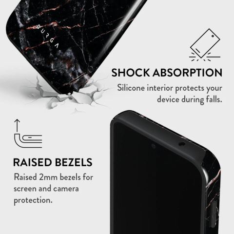 Burga Husa Dual Layer Rose Gold Marble Samsung Galaxy S23 FE [2]