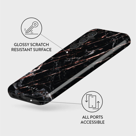 Burga Husa Dual Layer Rose Gold Marble Samsung Galaxy S23 FE [1]