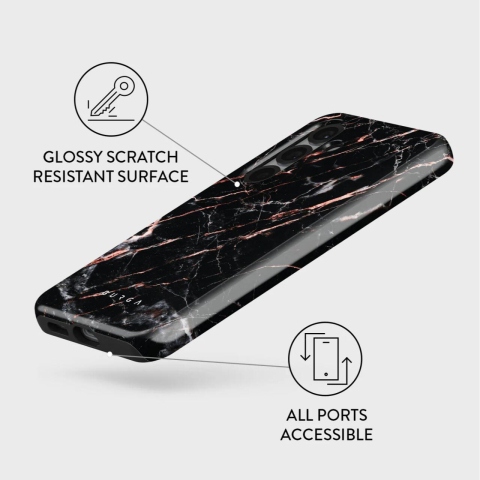 Burga Husa Dual Layer Rose Gold Marble Samsung Galaxy S25 [1]