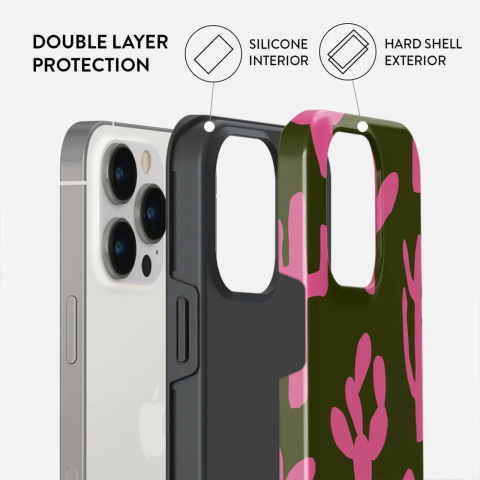 Laptop, Tablete & Telefoane - Burga Husa Dual Layer Serenade iPhone 14 Pro Max