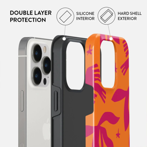 Laptop, Tablete & Telefoane - Burga Husa Dual Layer Siesta iPhone 14 Pro Max