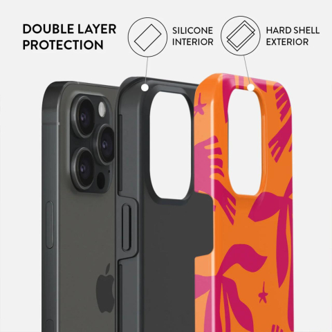 Laptop, Tablete & Telefoane - Burga Husa Dual Layer Siesta iPhone 15 Pro