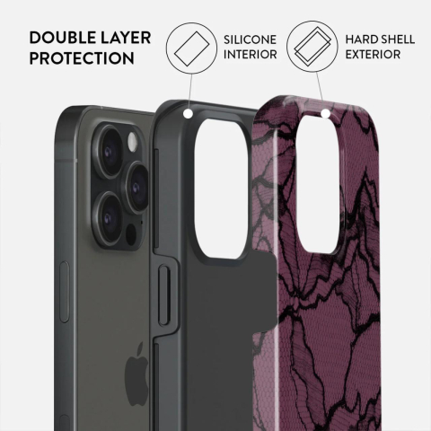 Laptop, Tablete & Telefoane - Burga Husa Dual Layer That Girl iPhone 15 Pro Max