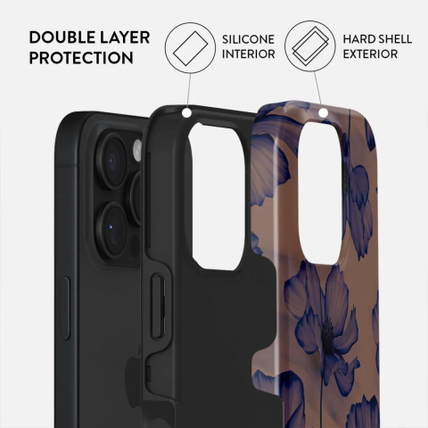 Laptop, Tablete & Telefoane - Burga Husa Dual Layer Velvet Night iPhone 16 Pro