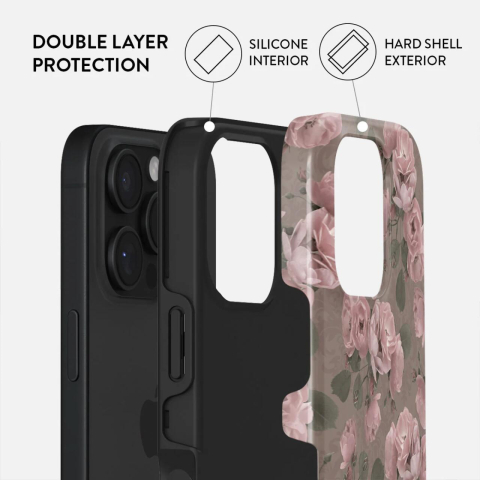 Laptop, Tablete & Telefoane - Burga Husa Dual Layer Vintage Glamour iPhone 16 Pro Max