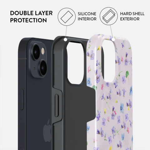 Laptop, Tablete & Telefoane - Burga Husa Dual Layer Wildflower iPhone 15
