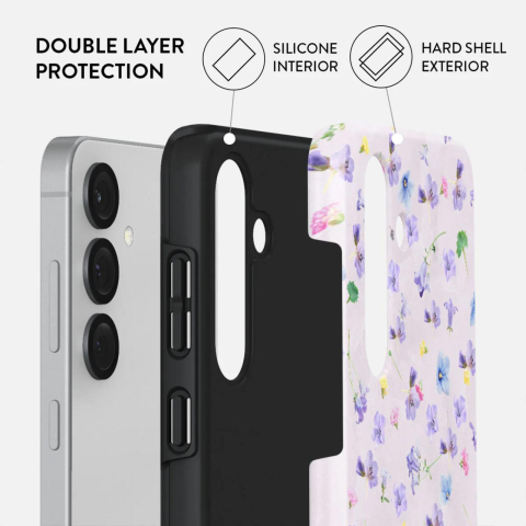 Laptop, Tablete & Telefoane - Burga Husa Dual Layer Wildflower Samsung Galaxy S25