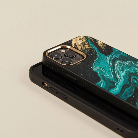 Burga Husa Elite Gold Emerald Pool iPhone 14 Pro Max [3]