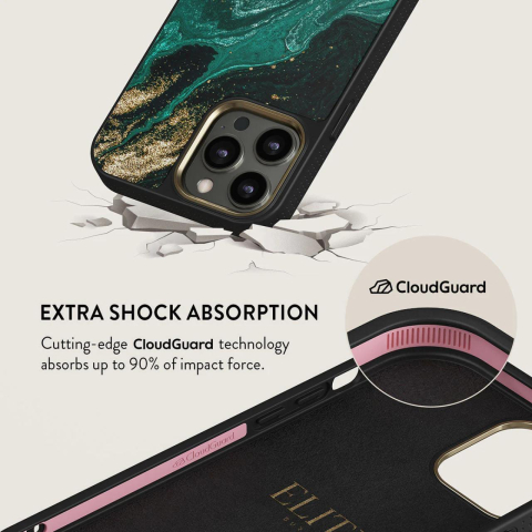 Burga Husa Elite Gold Emerald Pool iPhone 14 Pro Max [5]