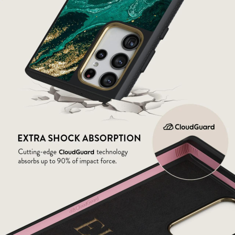 Burga Husa Elite Gold Emerald Pool Samsung Galaxy S23 Ultra [1]