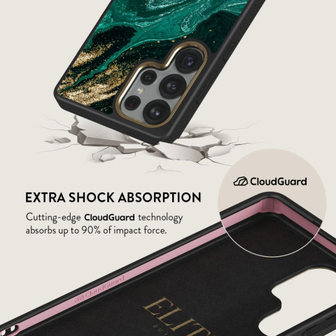 Burga Husa Elite Gold Emerald Pool Samsung Galaxy S25 Ultra [1]