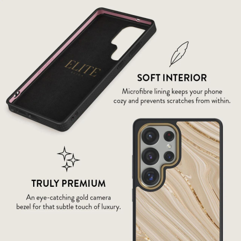 Burga Husa Elite Gold Full Glam Samsung Galaxy S25 Ultra [3]