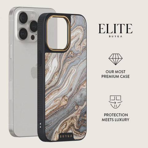 Laptop, Tablete & Telefoane - Burga Husa Elite Gold Gentle Wind iPhone 15 Pro