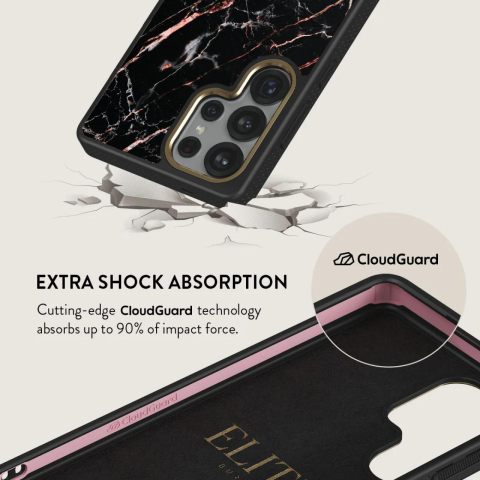 Burga Husa Elite Gold Rose Gold Marble Samsung Galaxy S25 Ultra [1]