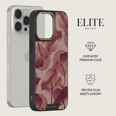 Laptop, Tablete & Telefoane - Burga Husa Elite Gold Tender Kiss iPhone 15 Pro