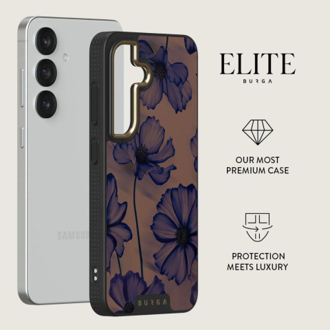 Laptop, Tablete & Telefoane - Burga Husa Elite Gold Velvet Night Samsung Galaxy S25