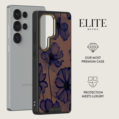Laptop, Tablete & Telefoane - Burga Husa Elite Gold Velvet Night Samsung Galaxy S25 Ultra