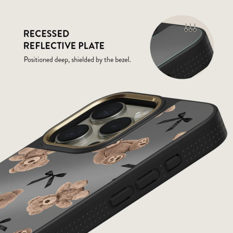 Laptop, Tablete & Telefoane - Burga Husa Elite Mirror Magsafe Gold Bambi iPhone 16 Pro Max