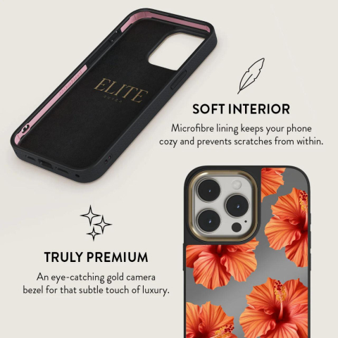 Burga Husa Elite Mirror Magsafe Gold Bonita iPhone 15 Pro [6]