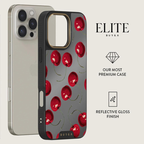 Laptop, Tablete & Telefoane - Burga Husa Elite Mirror Magsafe Gold Cherrybomb iPhone 16 Pro