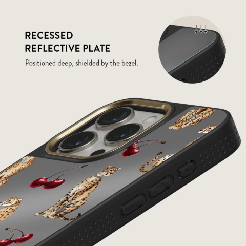 Burga Husa Elite Mirror Magsafe Gold Cougar iPhone 15 Pro [3]