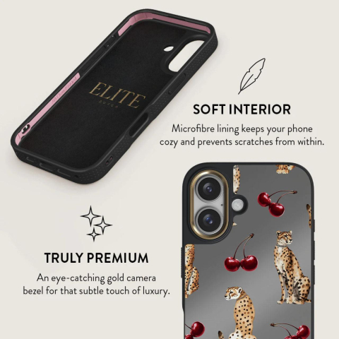 Burga Husa Elite Mirror Magsafe Gold Cougar iPhone 16 [5]