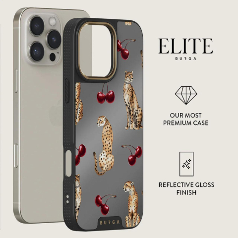 Laptop, Tablete & Telefoane - Burga Husa Elite Mirror Magsafe Gold Cougar iPhone 16 Pro Max