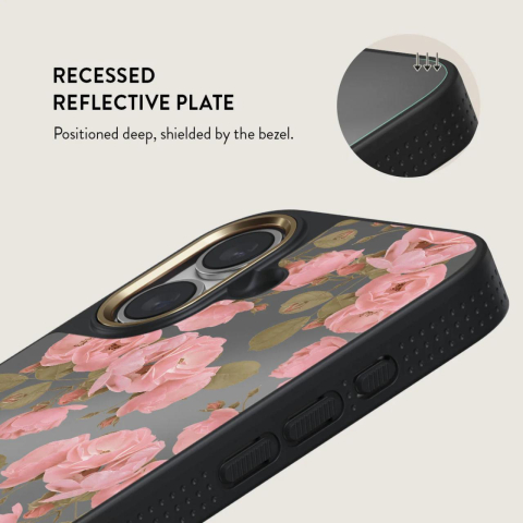 Burga Husa Elite Mirror Magsafe Gold Desert Rose iPhone 16 [2]