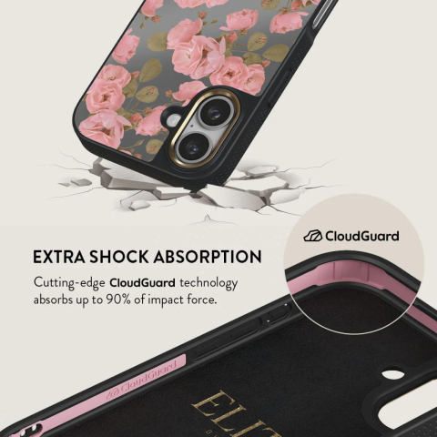 Burga Husa Elite Mirror Magsafe Gold Desert Rose iPhone 16 [1]