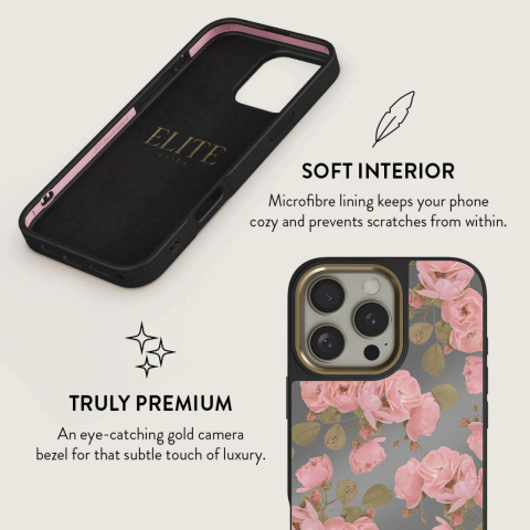 Burga Husa Elite Mirror Magsafe Gold Desert Rose iPhone 16 Pro Max [5]